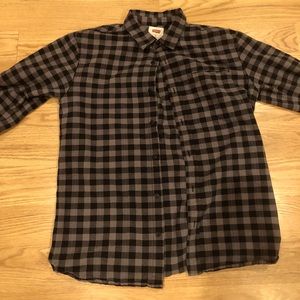 Levi’s Black and Grey Flannel
